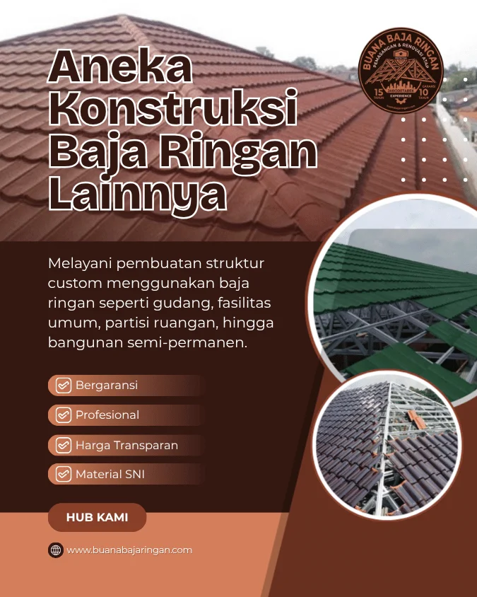 6. Aneka Konstruksi Baja Ringan Lainnya